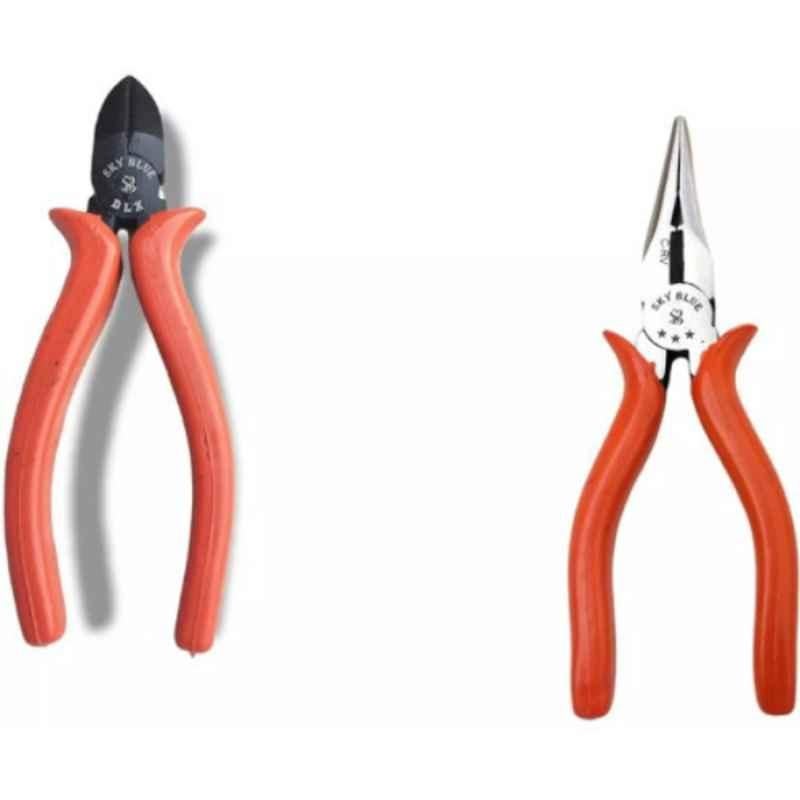 Sky Blue 2 Pcs 7.8 inch Diagonal Plier Combo, SBE_PLIER_0612