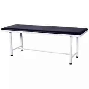 Vaishnavi Healthcare 18x50x80cm Mild Steel Plain Examination Table with Mattress, RM029