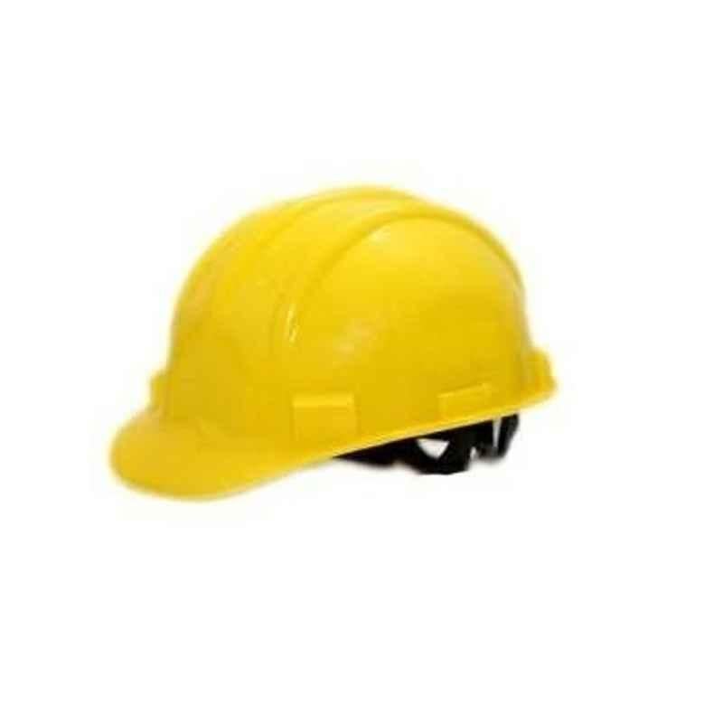 Heapro Yellow Nape Type Safety Helmet, HSD-001 (Pack of 15)