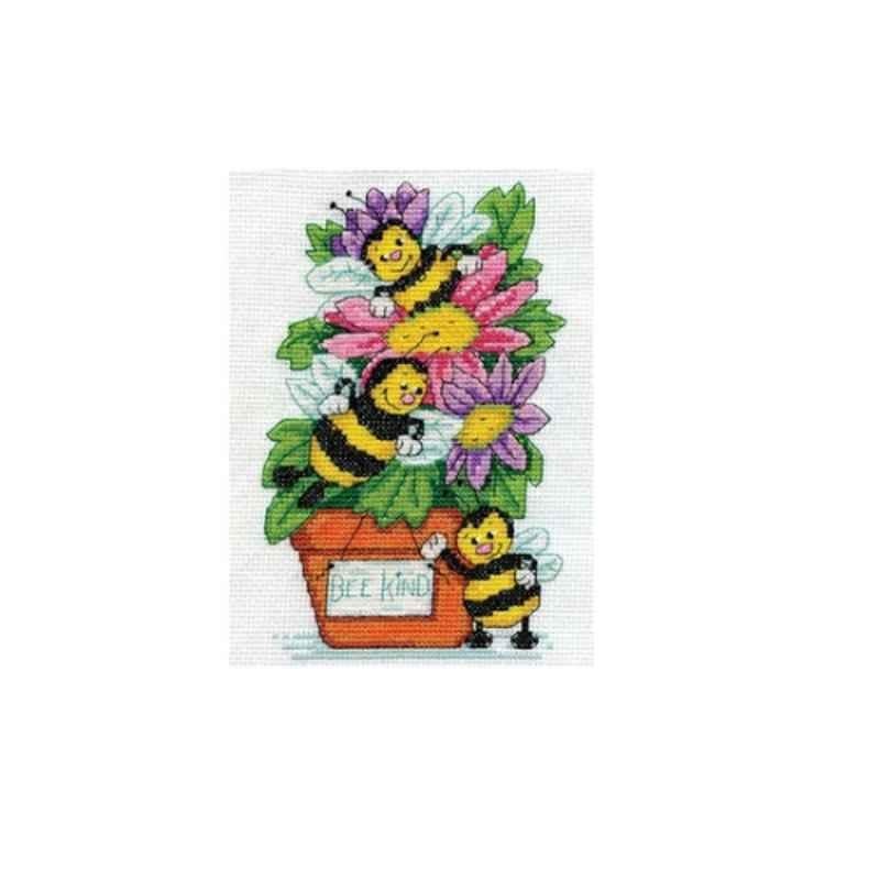Generic Counted Cross Stitch Bee Kind