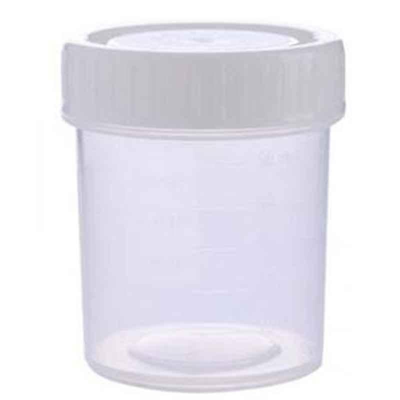 Tarsons 510030 Polypropylene/HDPE 50 ml Sample Container Sterile