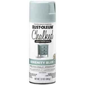 Rust-Oleum 340g Serenity Blue Chalked Ultra Matte Spray Paint, 302595