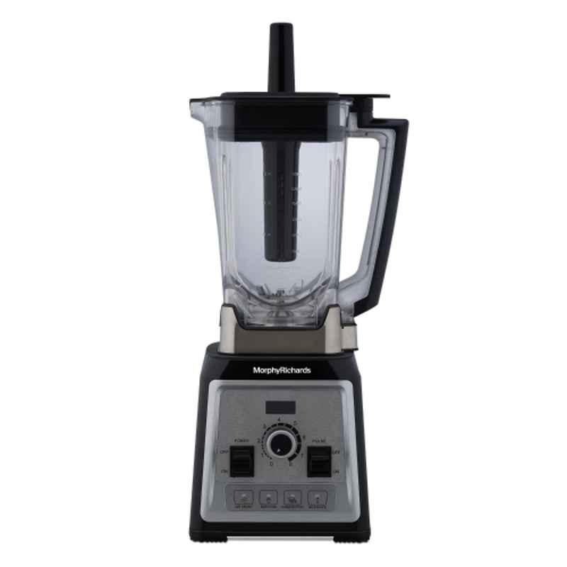 Morphy Richards Storm Blend 1000W ABS Black & Silver Electric Blenders with 2 Litre Jar & 2 Years Warranty, 640143