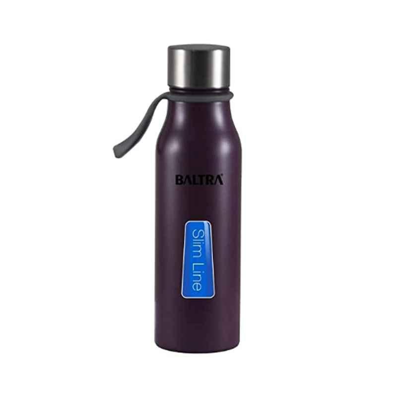 Baltra Noble 450ml Stainless Steel Purple Water Bottle, BSL 278