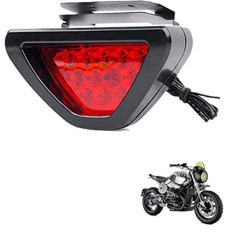 Kozdiko 12 LED Triangle Shape Bike Brake Light with Flash Mode for BMW R Ninet, koz_94788