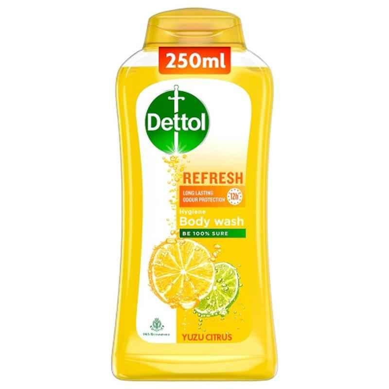 Dettol 250ml Yuzu Citrus Refresh Body Wash & Shower Gel