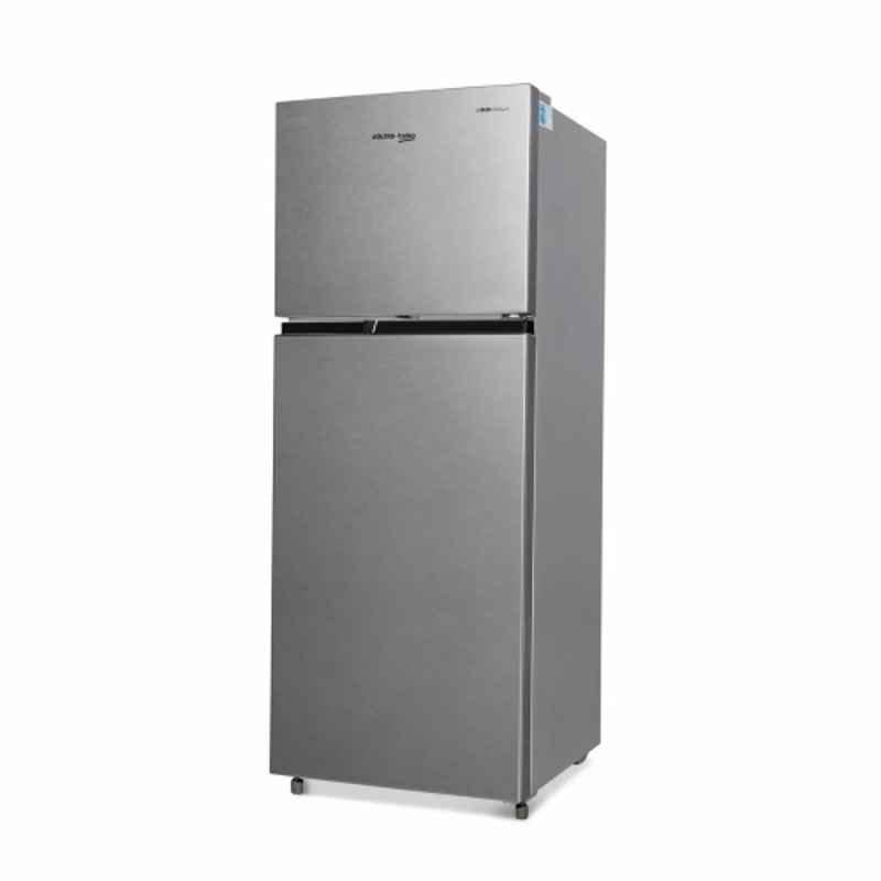 Voltas RFF270D/1W0V100RXID 230 Litre 2 Star Brushed Silver Frost Free Double Door Refrigerator, 1101682