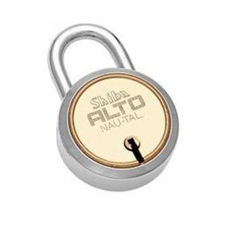 Smart Shophar 50mm Brass & Steel Gold Silver Alto Nau-Tal Padlock, SLK18PD-ALTO-GS50-P1