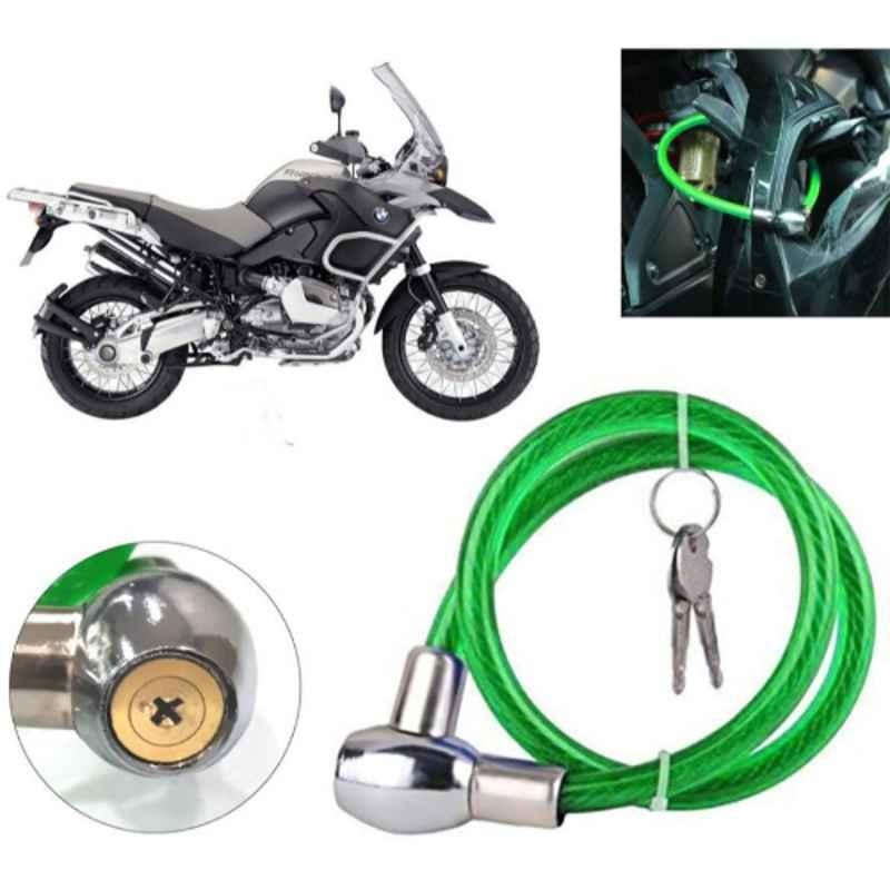 Auto Pearl PVC & Plastic Green Heavy Duty Cable Lock for 1200 GS, 026