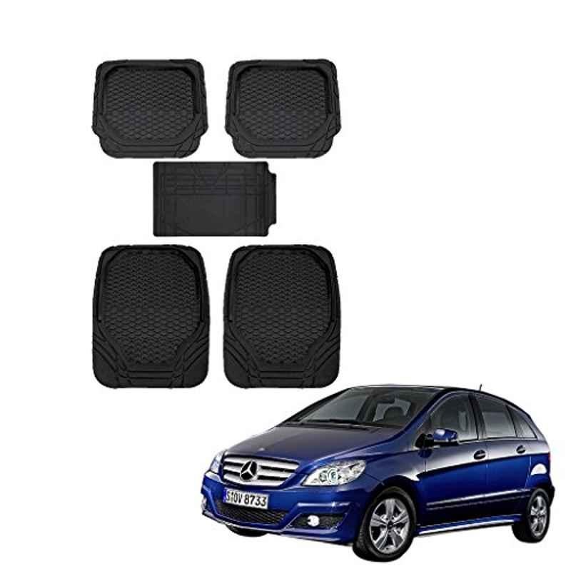 Kozdiko 8855TW 5 Pcs Rubber Black Rubber Car Mat Set for Mercedes Benz B-Class Electric
