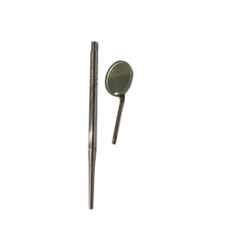 Forgesy Stainless Steel Silver Dental Mouth Mirror with 6mm Handle, FG41