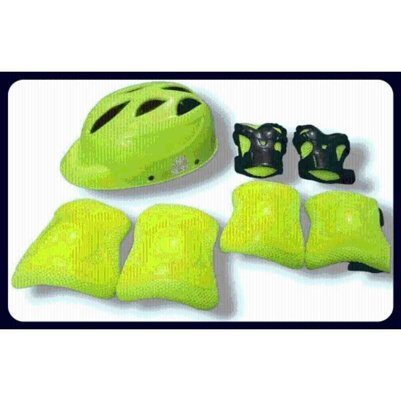 STYRKR Plastic & EVA Foam Neon Skating Kit for Kids (6-18 Years) | Cycling Safety Kit Cycling Kit