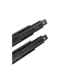 Cozi Gold 16 inch Mild Steel Black Telescopic Channel, YS1721 (Pack of 15)