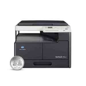 Konica Minolta Bizhub 185en A3 |Silver Coin Free| All-in-One Monochrome Photo Copier Machine Printer with 18 PPM Speed, Networking & Platen Cover