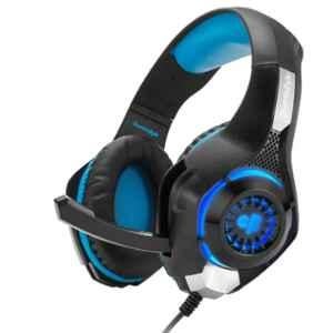 Cosmic Byte GS420 Black & Blue 7 Color LED Headset with Mic