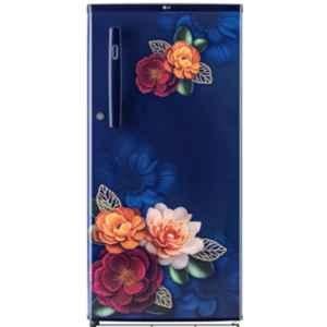 LG 185 Litre 3 Star Blue Direct Cool Single Door Refrigerator, GL-B199OBKD