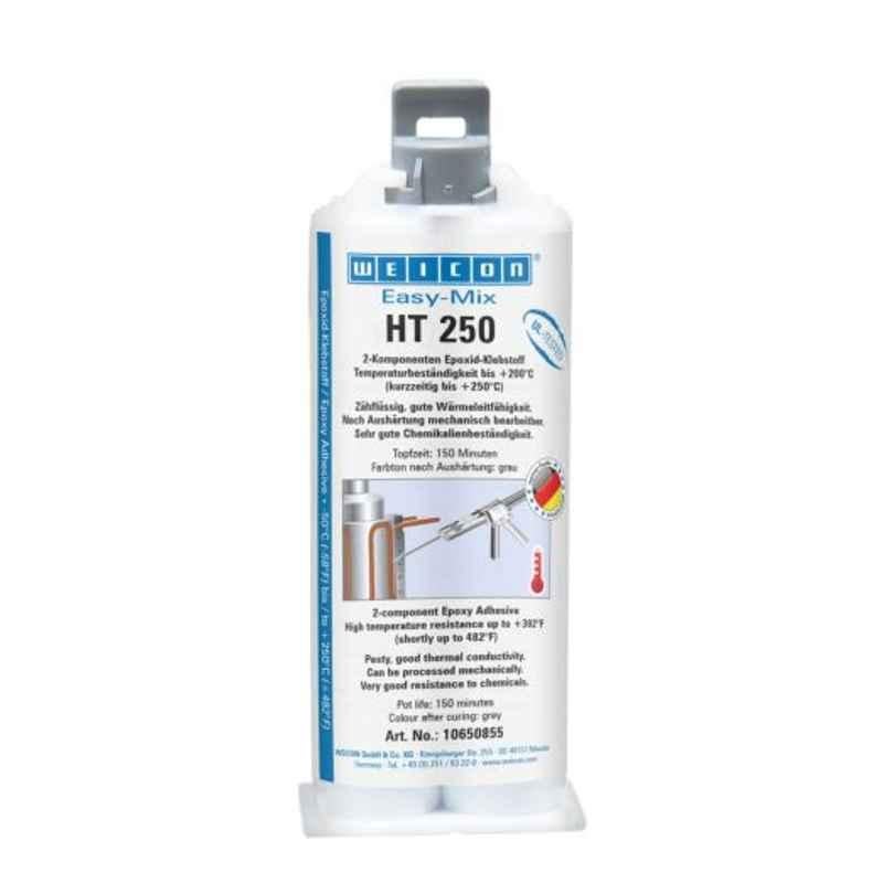 Weicon 50ml Easy-Mix HT-250 Light grey 2-Component Epoxy Resin Adhesive, 10711004