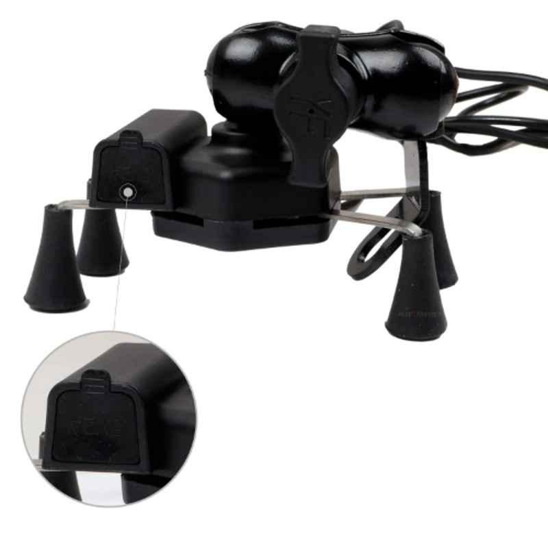 AllExtreme EXHSMH1 Black Spider Mobile Holder Cradle Stand Charger with 360 Degree Rotations & USB Charging Port