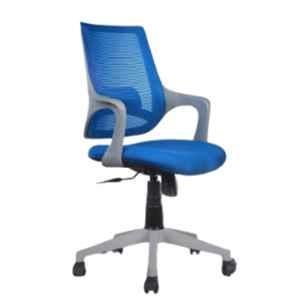 Rose Mono Mesh Blue & Grey Medium Back Revolving Ergonomic Office Chair