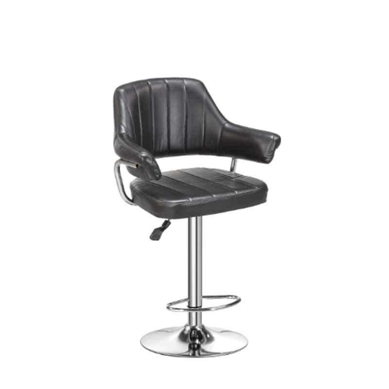 Da Urban Luxor Black Height Adjustable & Revolving Bar Stool Chair
