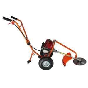 Latson 2HP 2 Stroke 52cc Heavy Duty Trolley Type Brush Cutter for Grass & Weed Cutting, LT-WBC-52