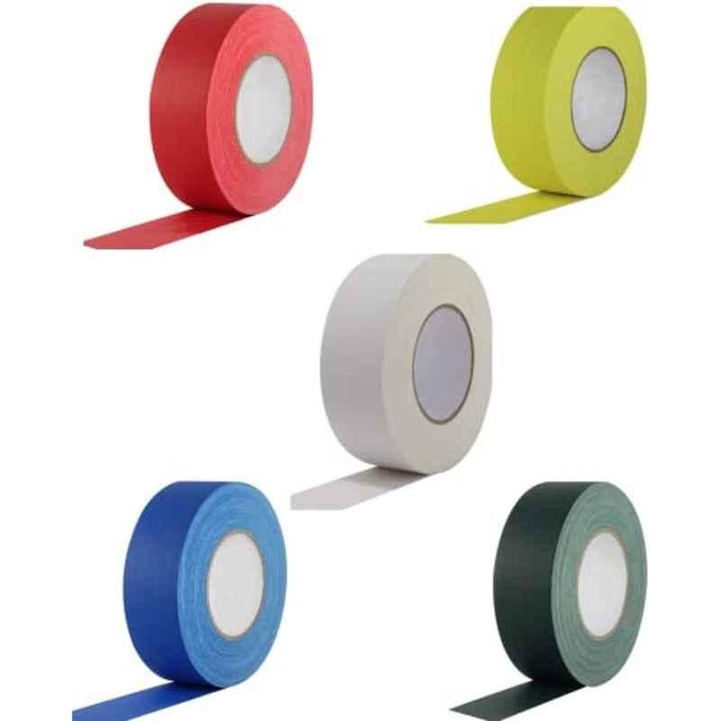 Pinnacle 50mm 25 Yard Red, Blue, Green, Yellow & White Duct Tape