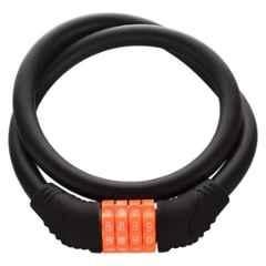 AllExtreme EXBNCL1 2ft 4 Digit Anti-Theft Protection Cable Number Lock Lock