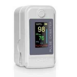 Pristyn Care White Fingertip Pulse Oximeter with Audio Visual Alarm