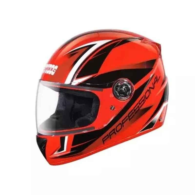 Buy Studds Professional D2 Decor Plastic Matt Red Full Face Helmet