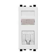 Schneider Electric ZENcelo RJ45 CAT6 White Modular Jack, IN8431RJ6