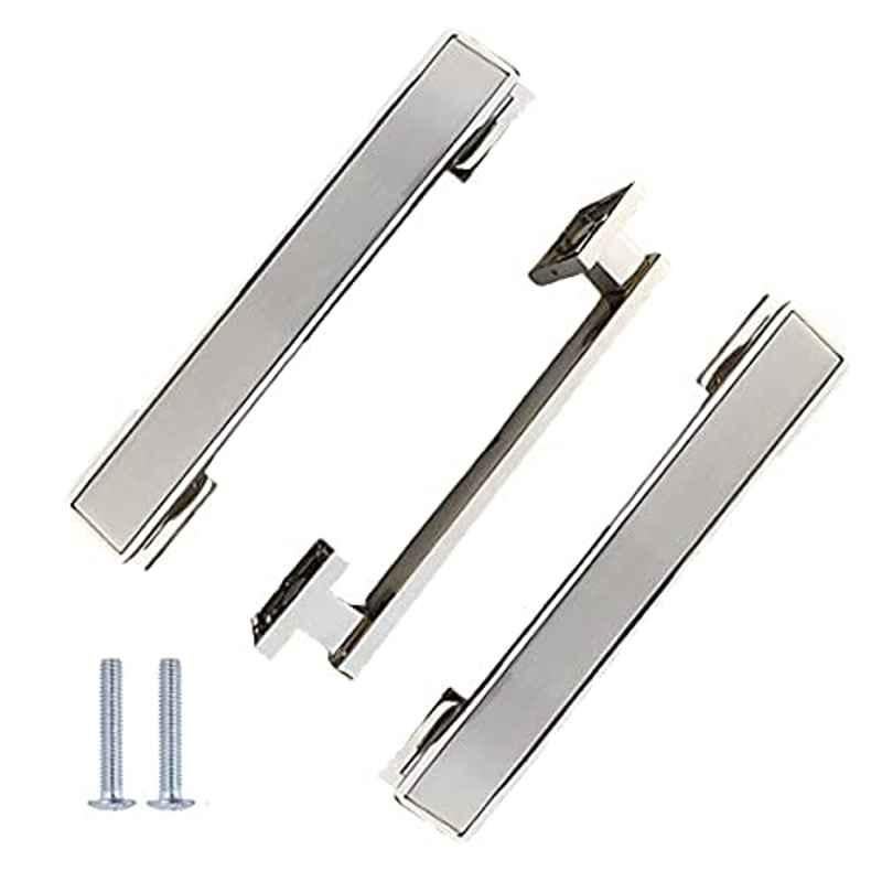 Atom O-110 10 inch Chrome Plated Silver Satin Finish Zinc Pull Handle