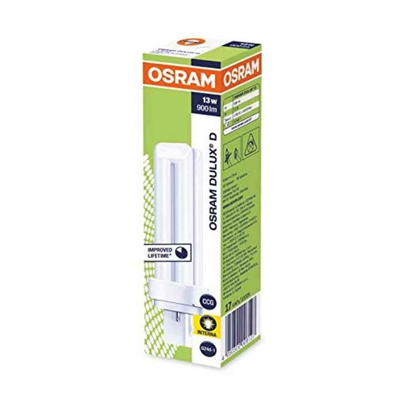 Osram Dulux-D 13W Warm White CFL Bulb