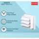 Candes Vento 35W White 5 Blade Exhaust Fan, Sweep: 250mm