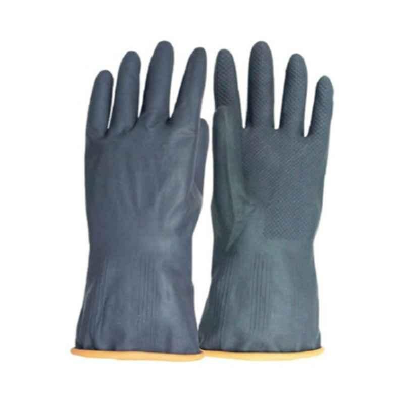 Vaultex 12 inch Black Industrial Safety Gloves, VS101-1P