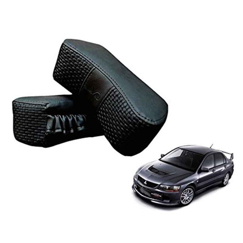 Kozdiko 2 Pcs Memory Foam Black Luxurious Neck Rest Set for Mitsubishi Lancer, koz_40290