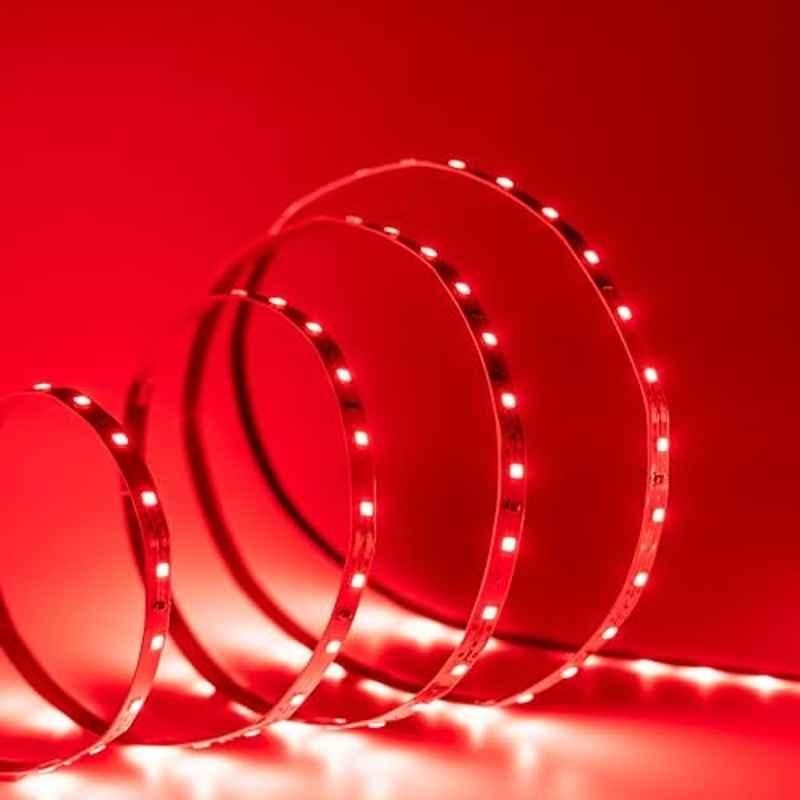 Magik Steam 5m 5W Red LED Strip Light with Adapter, RUSR006R1800