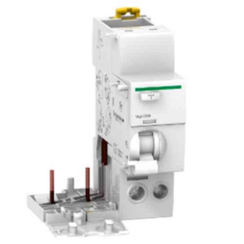 Schneider Acti9 25A 300mA 2 Pole Earth Leakage Addon Block, A9V04225