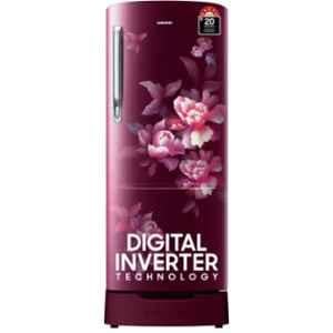 Samsung 183 Litre 5 Star Himalayan Poppy Red Direct Cool Single Door Refrigerator, RR20D2825HN/NL