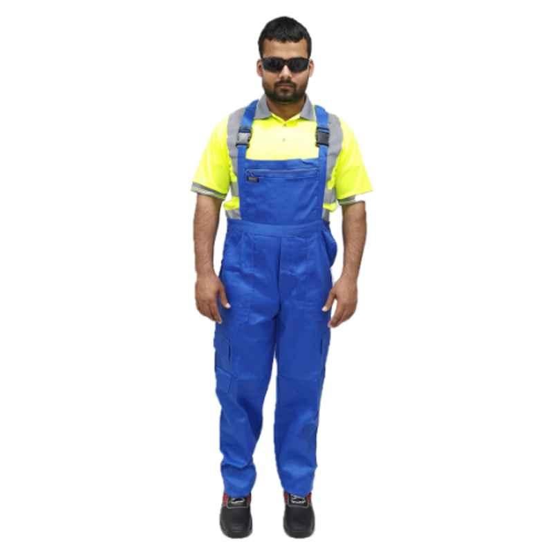 Armour Production Twill Cotton Petrol Blue Bib Pants, Size: 5XL