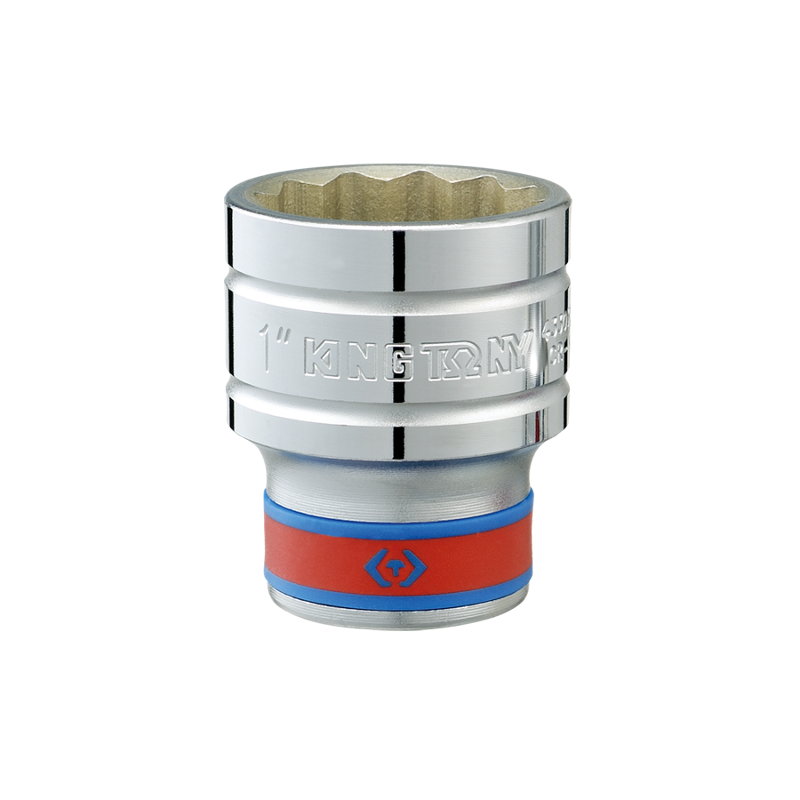 King Tony 1/2 inch 3/4 Inch Bi-Hexagon Standard Socket, 433024SR