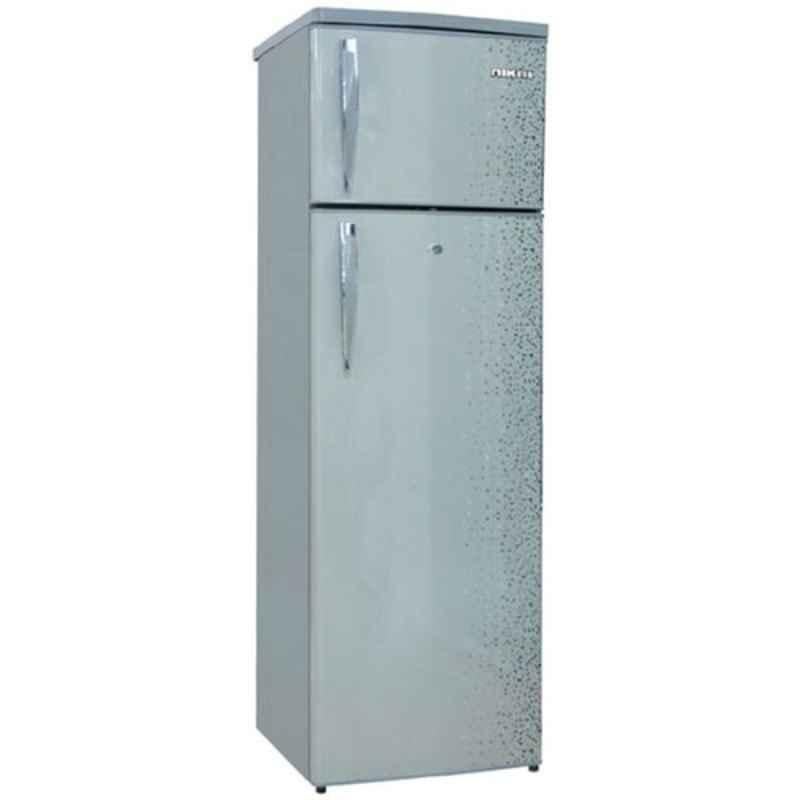 Nikai 170L Grey Double Door Refrigerator