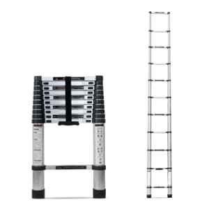 Corvids 9 Step 10.5ft Aluminium Foldable Telescopic Ladder, CALT-032