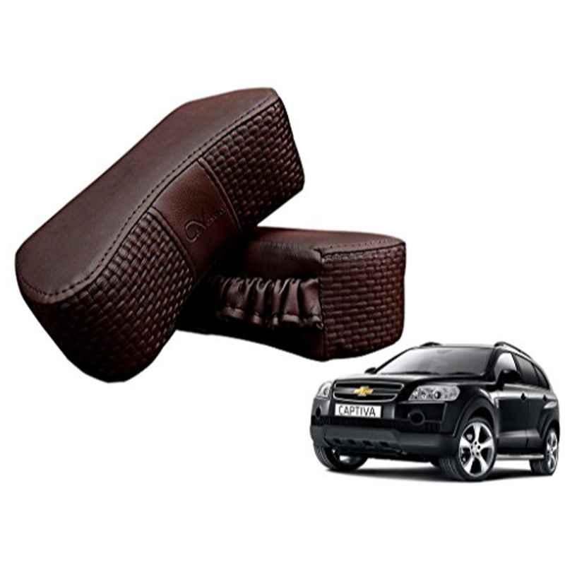 Kozdiko 2 Pcs Memory Foam Cola Neck Rest Cushion Pillow Set for Chevrolet Captiva