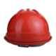 Allen Cooper Red Polymer Nape Type Safety Helmet with Chin Strap, SH702-R (Pack of 10)
