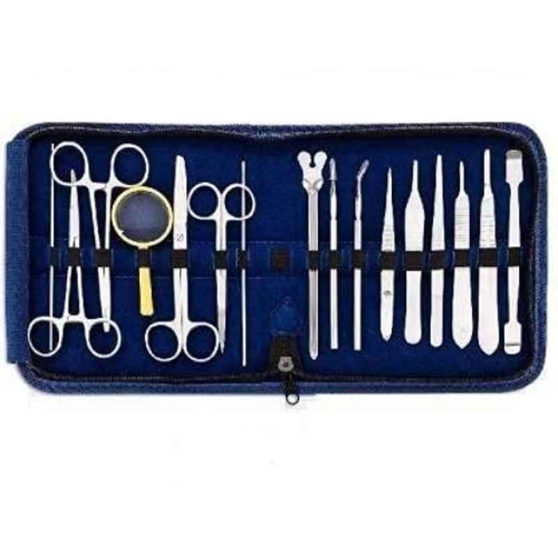 Forgesy 17 Pcs Stainless Steel Advanced Surgical Dissection Kit, X23
