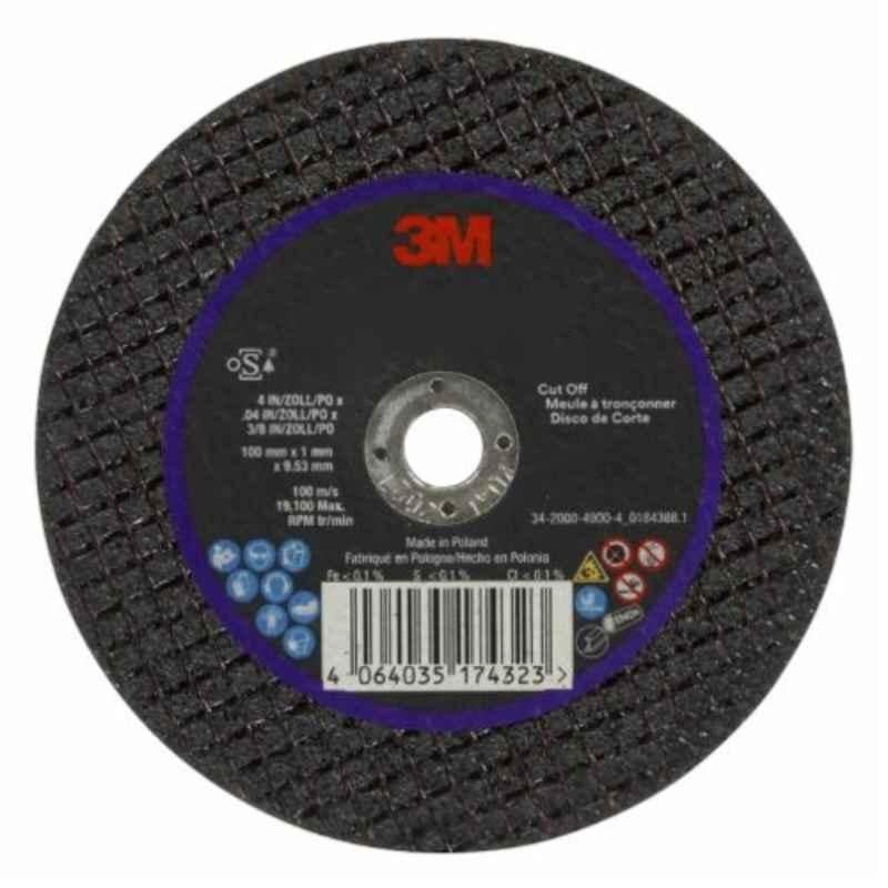 3M Cubitron 3 100x1x9.53mm Cut-Off Wheel, 33459