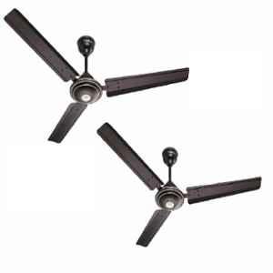 Activa Apsara 50W 390rpm 3 Blade Smoke Brown Ceiling Fan with 2 Years Warranty Sweep: 1200 mm (Pack of 2)