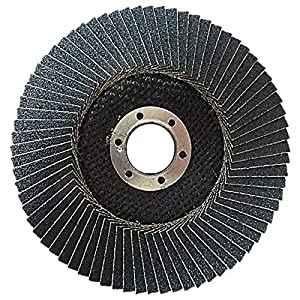 Krost High Density 4 inch, 100mm, Flap Disc/Polishing Disc For Angle Grinders, Grit 80, Pack Of 5