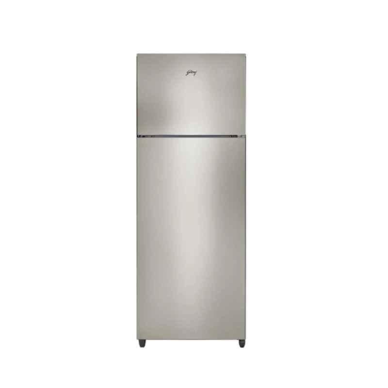 Godrej Eon Valor 330 Litre 2 Star Champagne Gold Double Door Refrigerator, RT EONVIBE 366BN RCIT CH GD