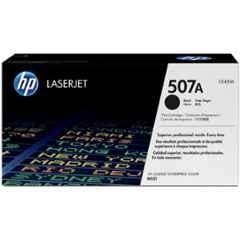 HP 507A Black Original LaserJet Toner Cartridge, CE400A